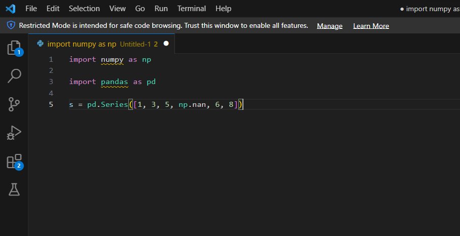 Panda 2.0 dans Visual Studio Code